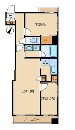 カスタリア人形町の物件間取画像